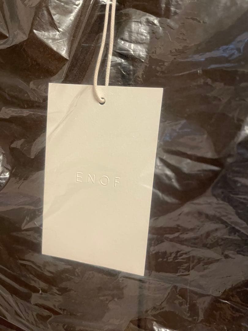 ENOF イナフ wool rever half coat ブラウン 02 ENOF イナフ wool rever half coat ブラウン 02