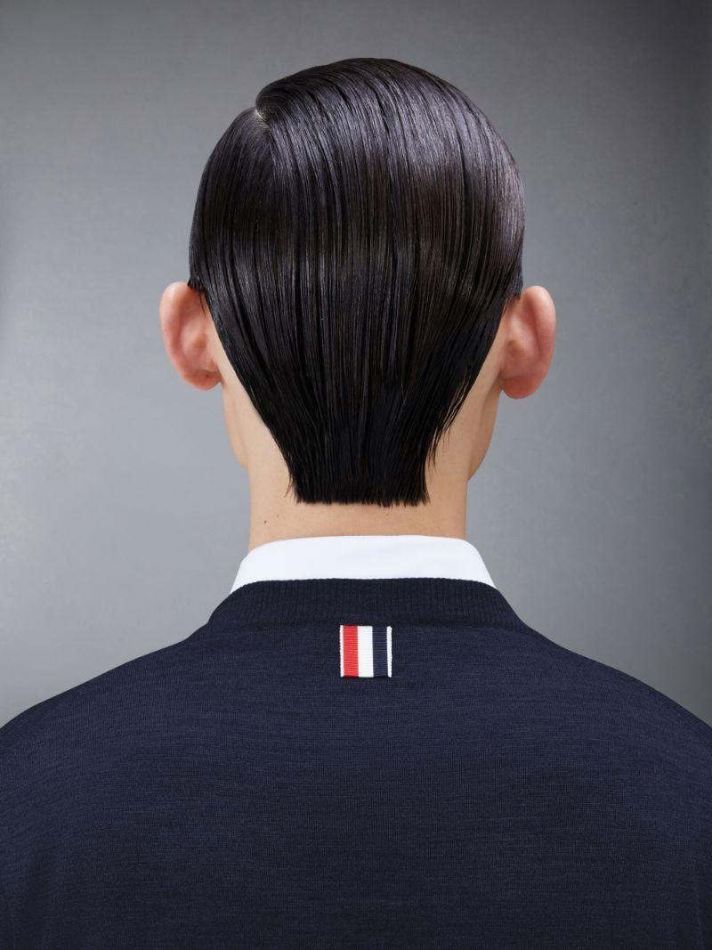 トムブラウン THOM BROWNE 4bar メリノクルーネックニットセーター