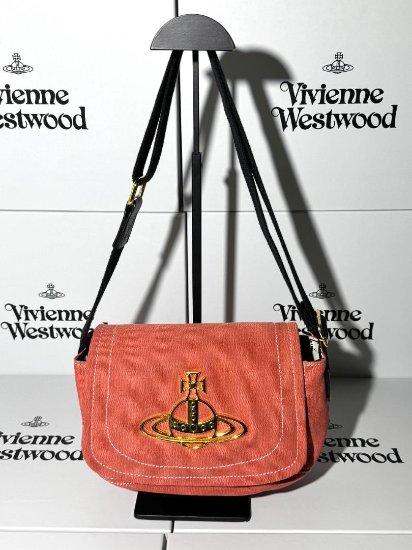 大人女性の Vivienne Westwood コーデュロイ メッセンジャーバッグ バッグ バッグ
