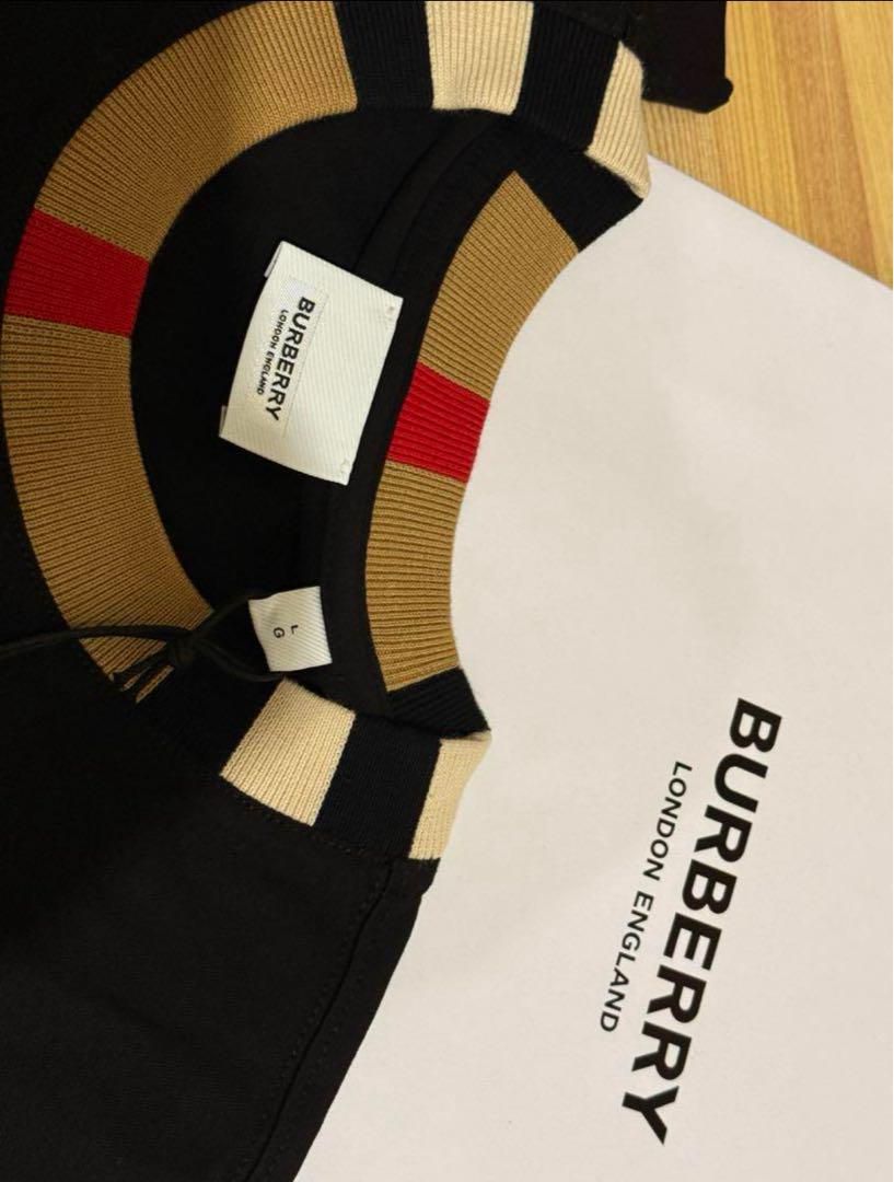 【新品・紙袋付き】BURBERRY バーバリー 長袖 Tシャツ Lサイズ