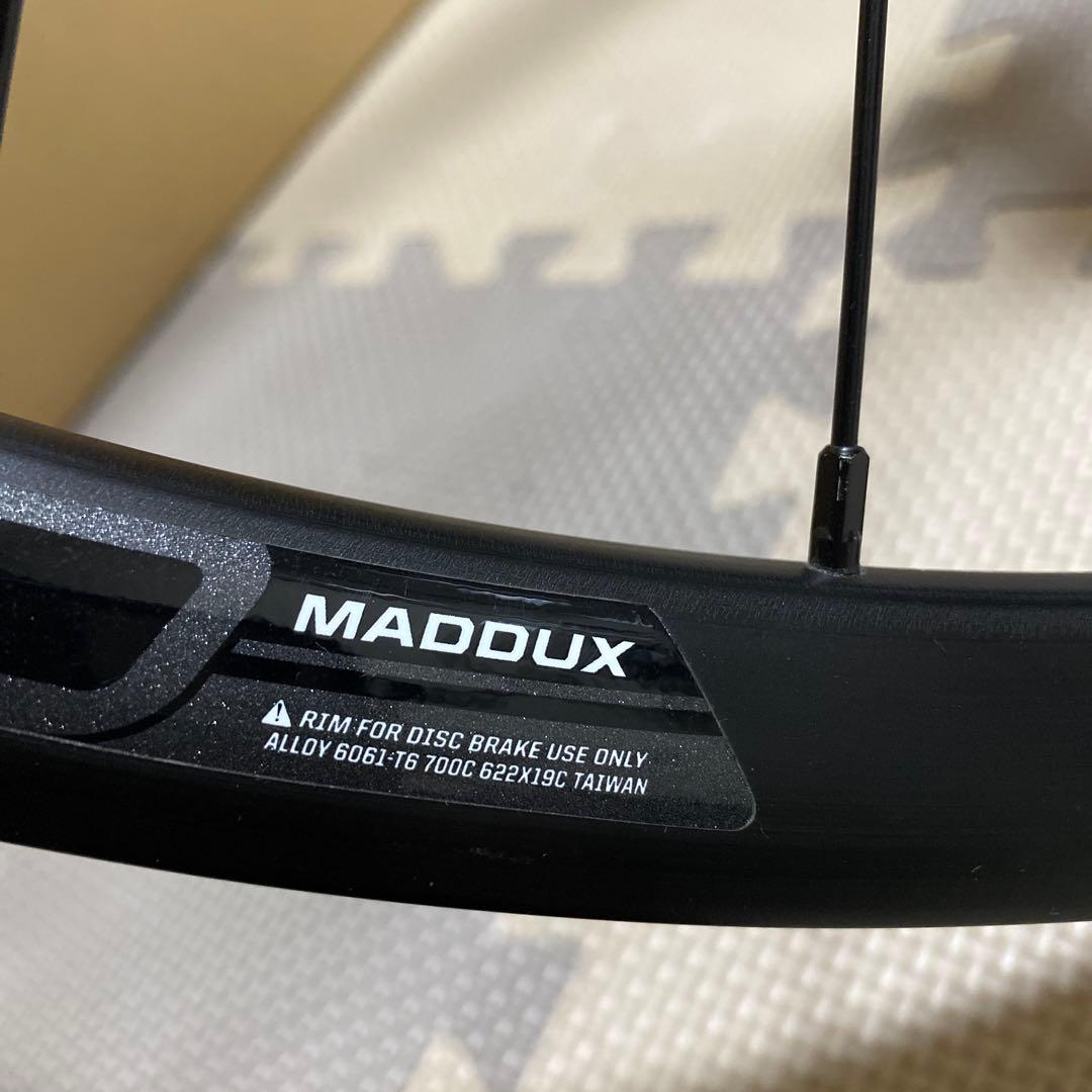 MADDUX 700C アルミホイール 前後セット ディスクブレーキ用 美品