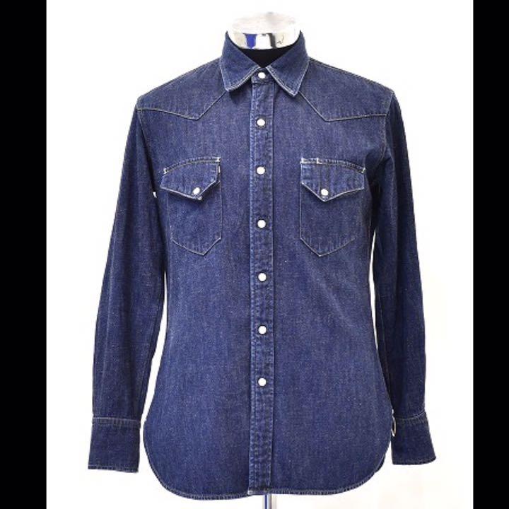 BONCOURA ウェスタン シャツ デニム BLUE INDIGO 38