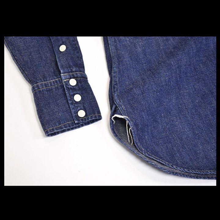 BONCOURA ウェスタン シャツ デニム BLUE INDIGO 38