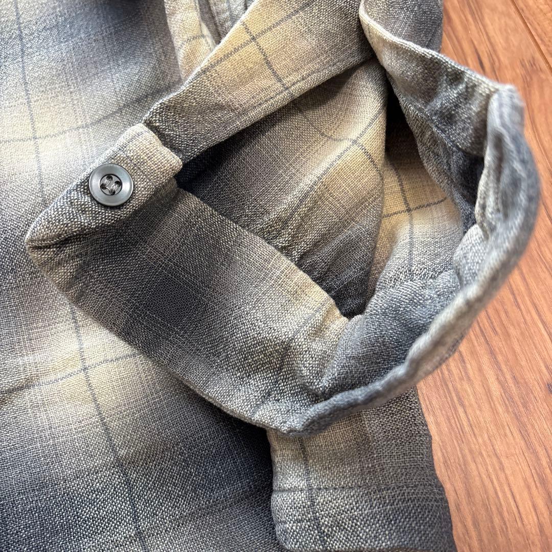 グレーオンブレシャドーチェックS PENDLETON