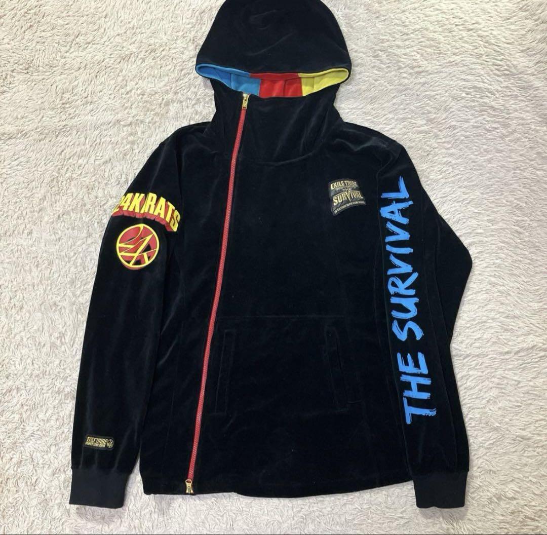 24karats セットアップ　ベロア　ブラック　EXILE TRIBE XL