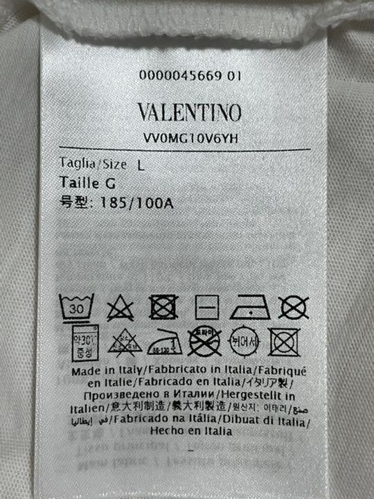 通販超激得㈦ ヴァレンティノ コットンTシャツ 6BNHO-m34083281950 VLTNプリント 100%新品爆買い