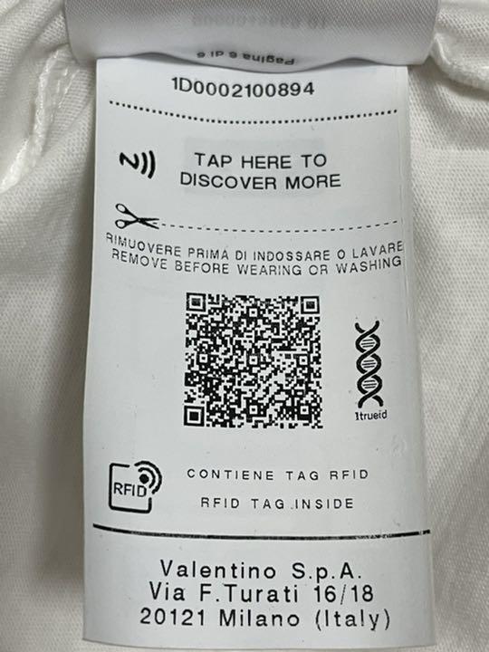 通販超激得㈦ ヴァレンティノ コットンTシャツ 6BNHO-m34083281950 VLTNプリント 100%新品爆買い