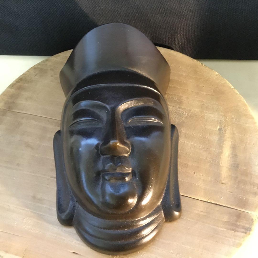 【 骨董品 】 佛面 弥勒菩薩 広隆寺弥勒菩薩仏面 佛面 みろく菩薩 日本古寺美術全集 発行記念