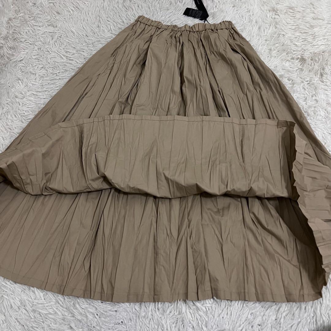 未使用タグ付✨ミズイロインド シワ加工 ロングスカート フレア