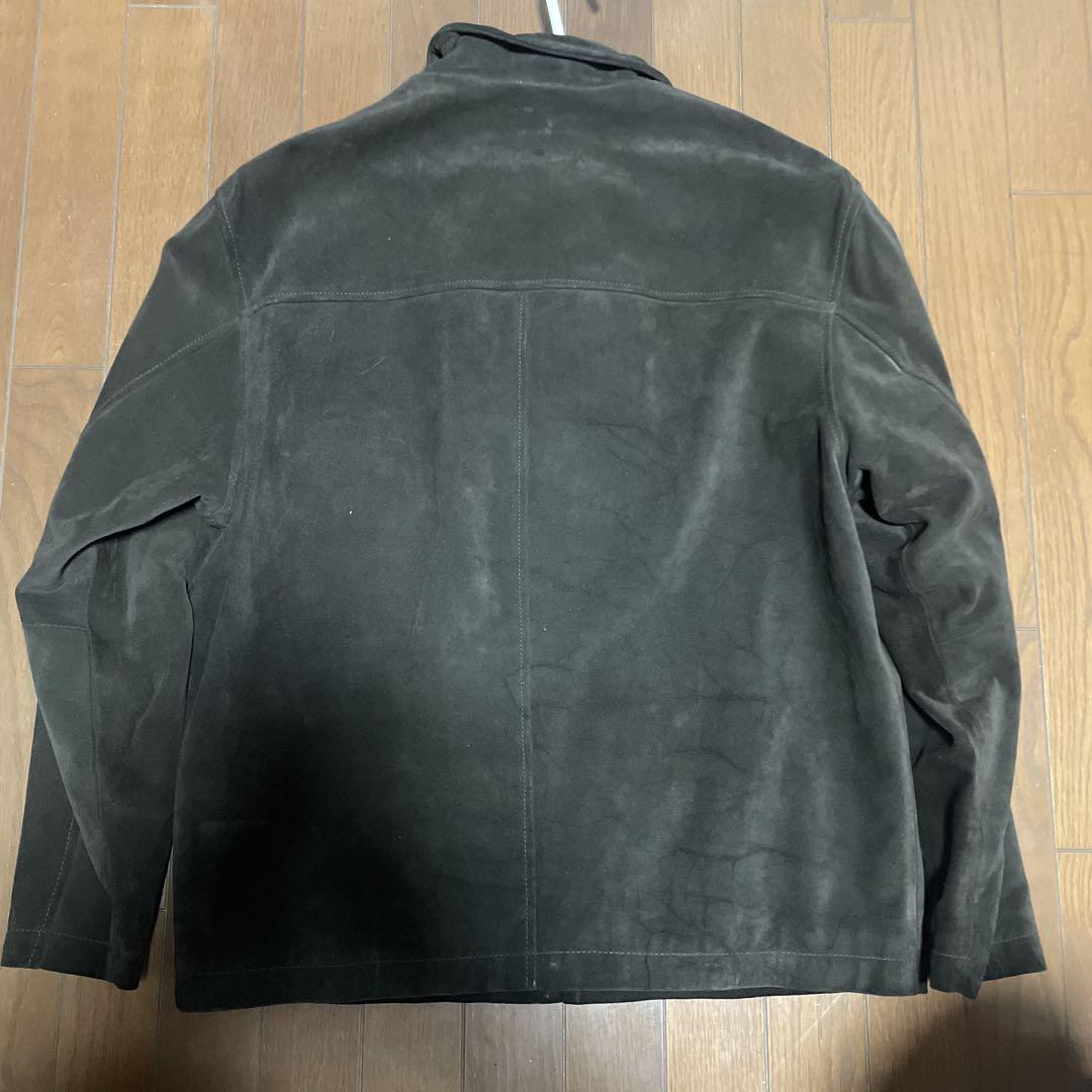 90s old stussy スウェード レザー ジャケット