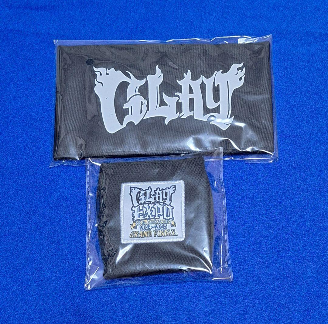 【バラ可】GLAY EXPO缶 マイクロファイバータオル リストバンド 腕章 GLAY EXPO缶 マイクロファイバータオル リストバンド 腕章