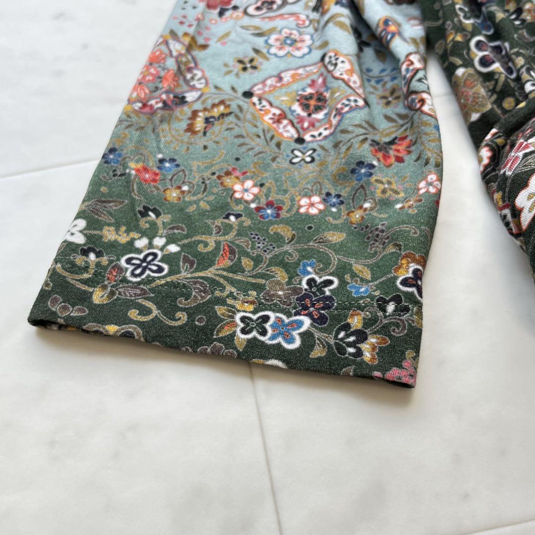 オカメ様良品✨ケイミー 和柄 ラップワンピース カシュクール 花柄