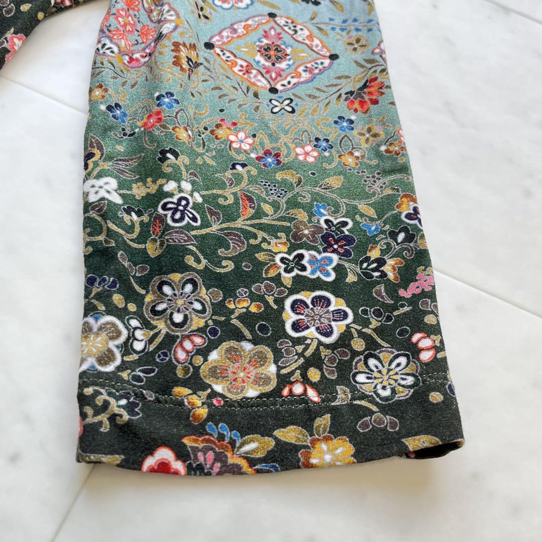 オカメ様良品✨ケイミー 和柄 ラップワンピース カシュクール 花柄