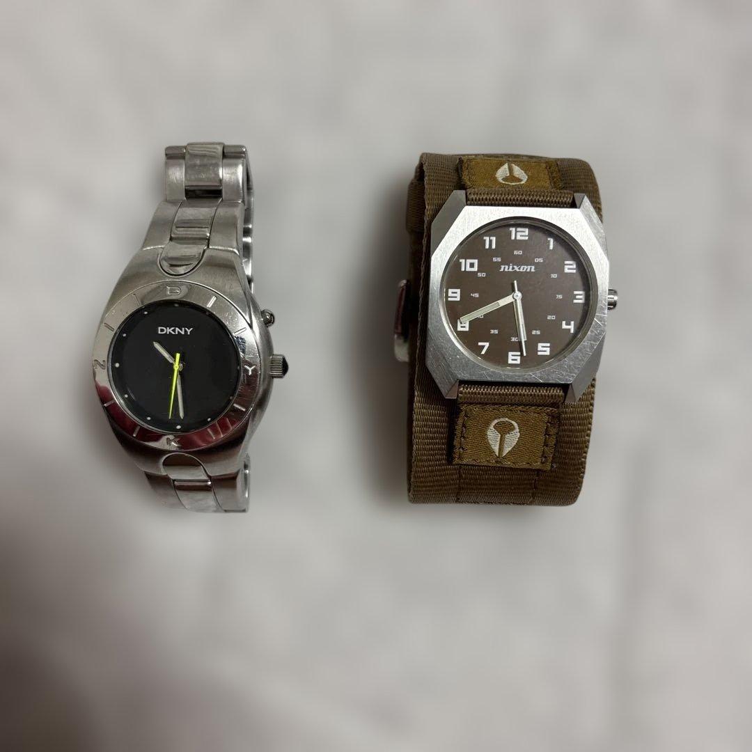 DKNYとHelixの時計セット