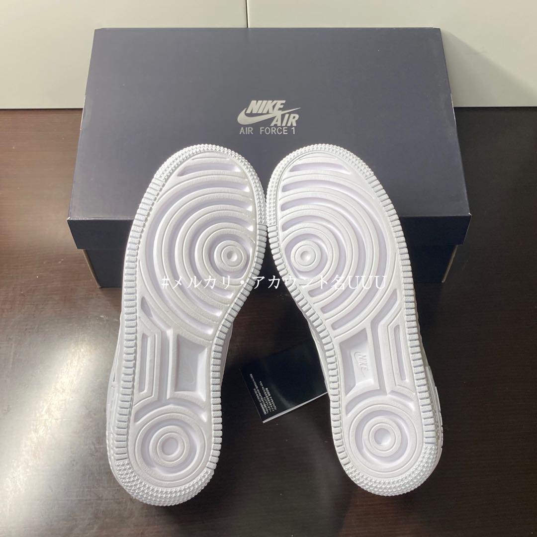 【新品25.5cm相当】NIKE エアフォース1シャドウ ホワイト 厚底 画像7