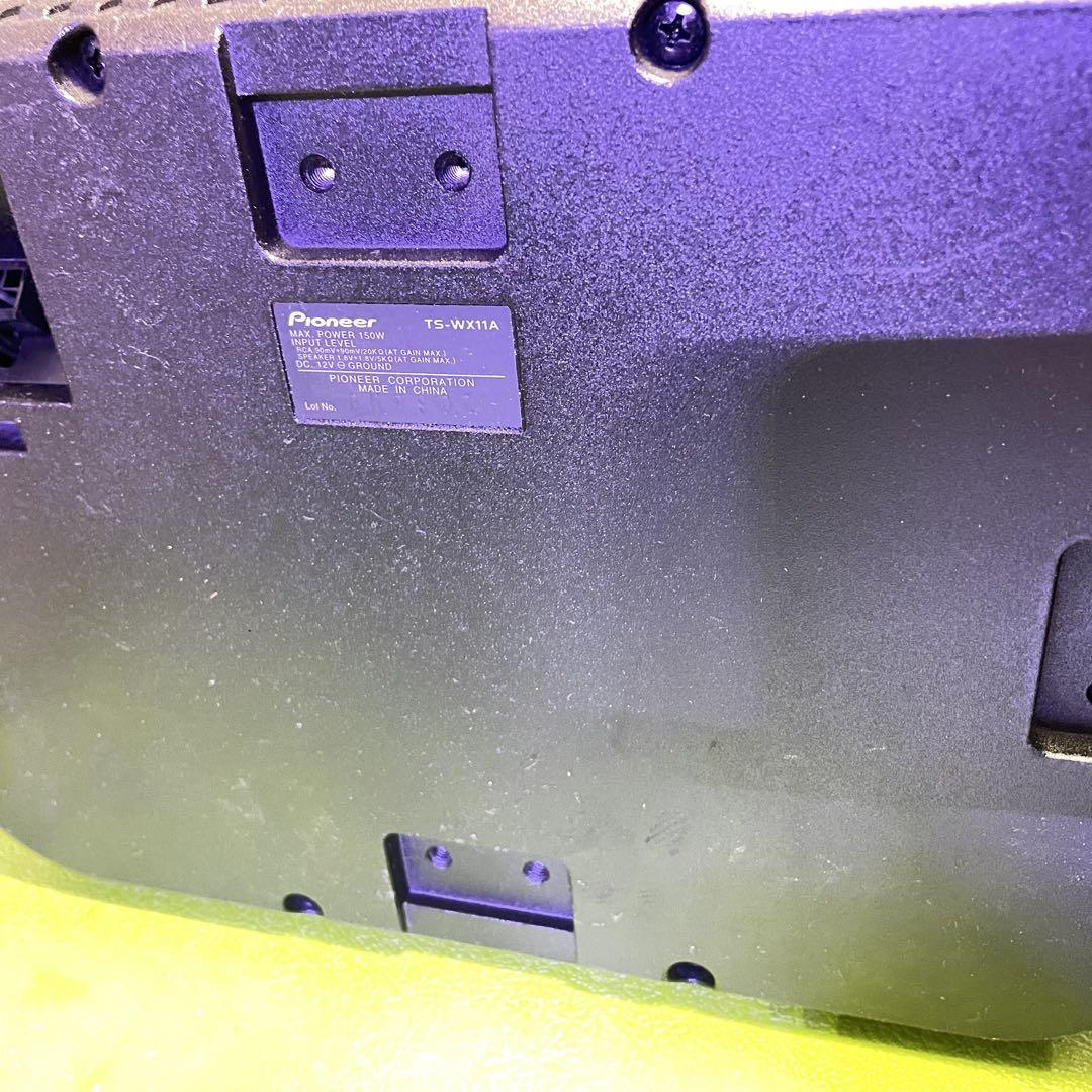 週末セール　サブウーファー TS-WX11A カロッツェリア