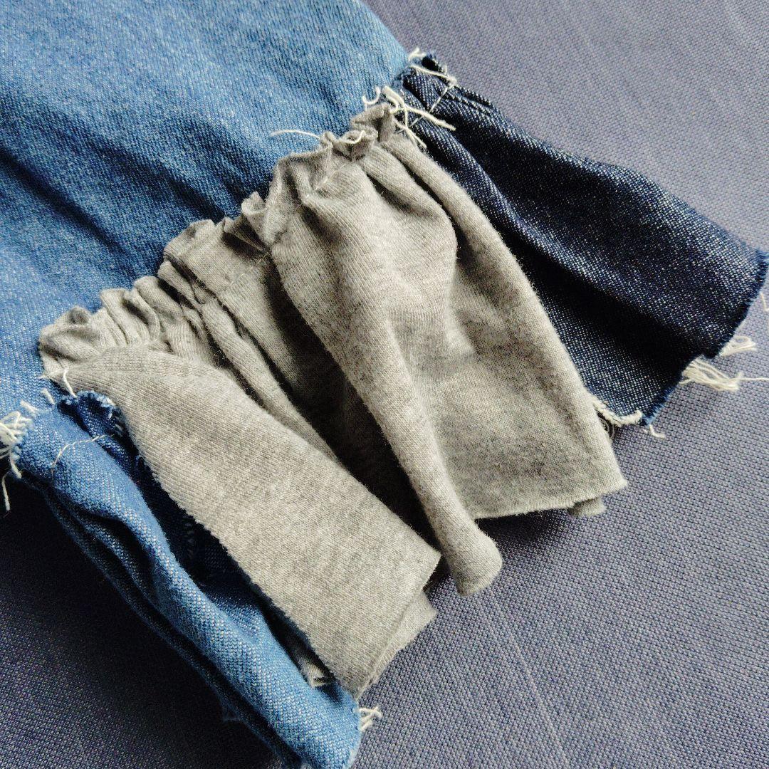 リメイクデニムジャケット、美品