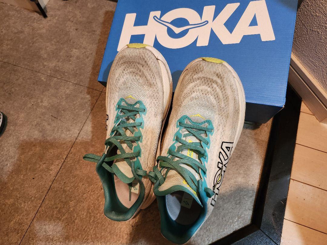 HOKA マッハx 27cm ペパーミントグリーン