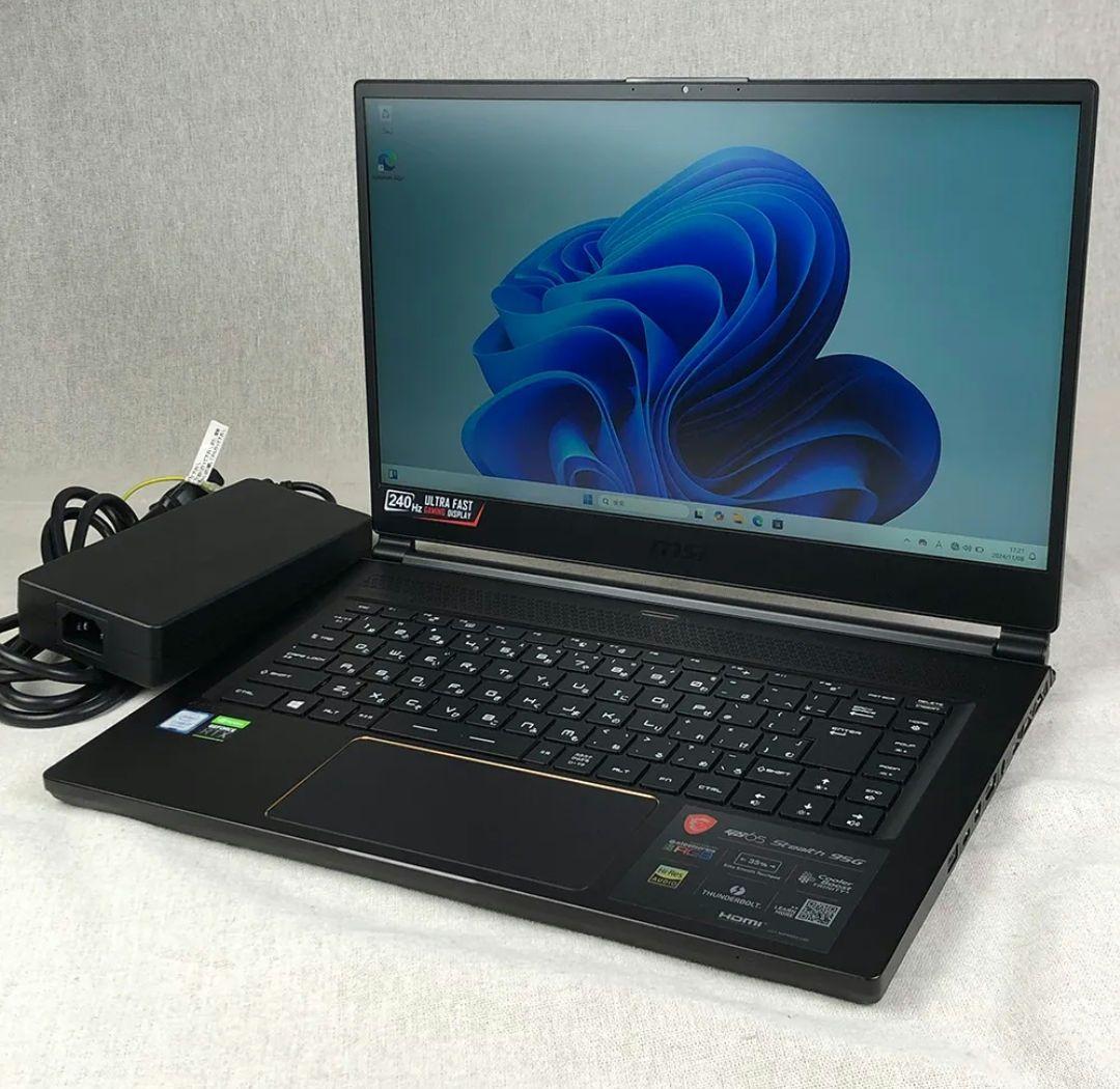 MSIゲーミングノート RTX2080 3060以上の性能　SSD 計1.5G