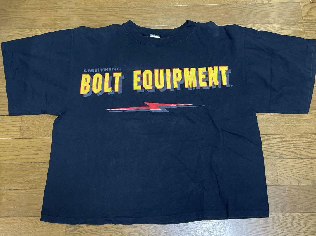 90s USA製 ライトニングボルト BAJA Tシャツ 黒 Lサイズ - メルカリ
