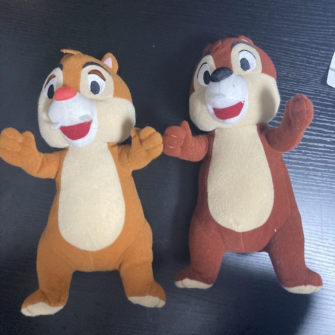 チップとデールのぬいぐるみ