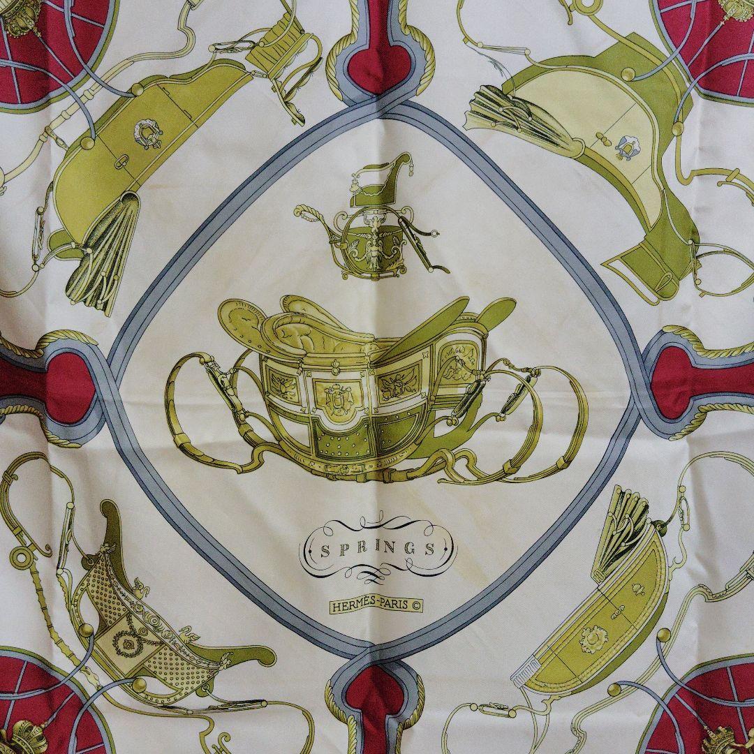 ✿正規HERMES LEDOUXカレ SPRINGS シルク100大判スカーフ✿