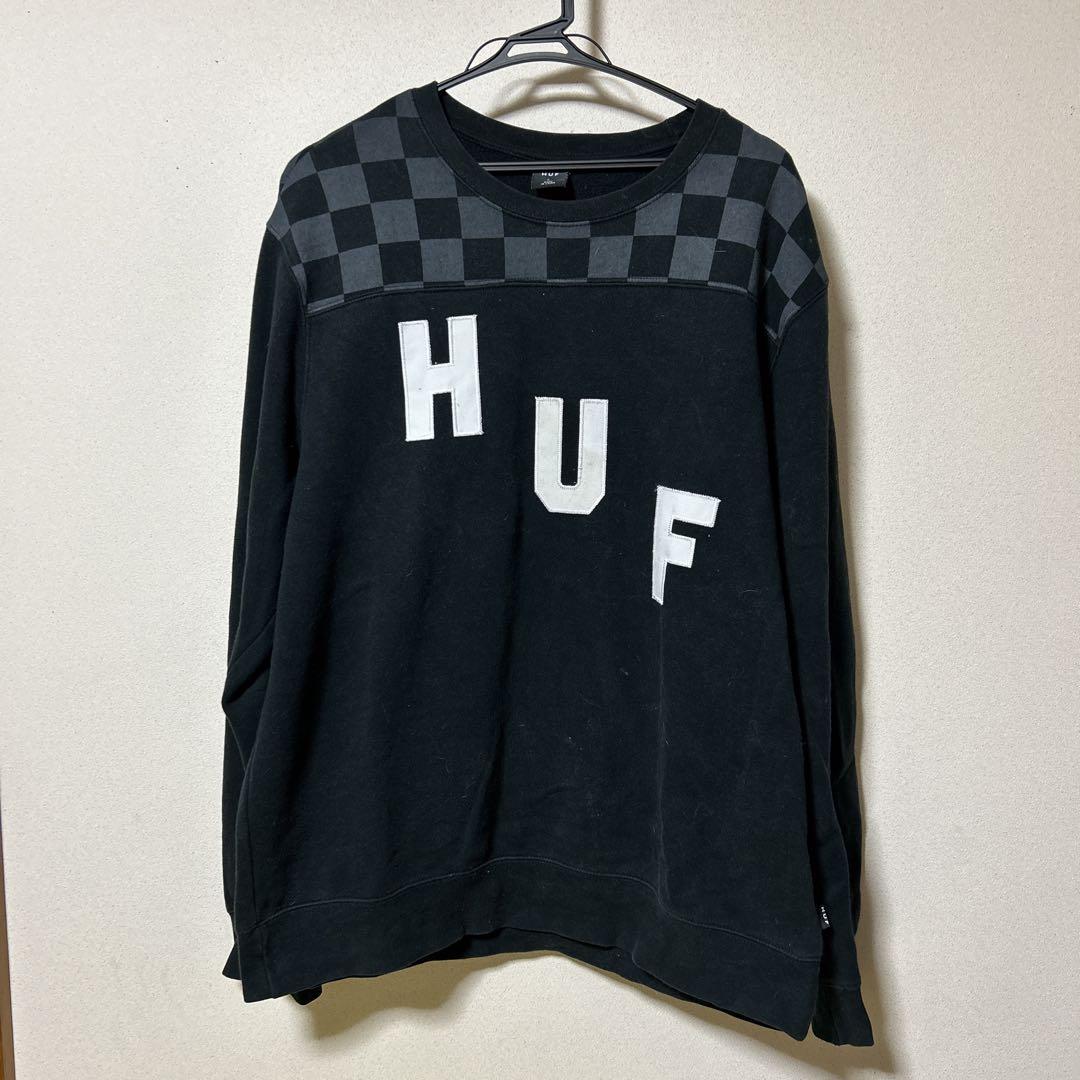 HUF TS02407BLACK 関税送料込 HUF ハフ トレーナーオンライン ストア