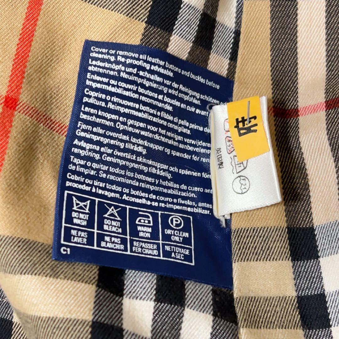Burberrys バーバリー ノバチェック トレンチコート メンズ XLコート