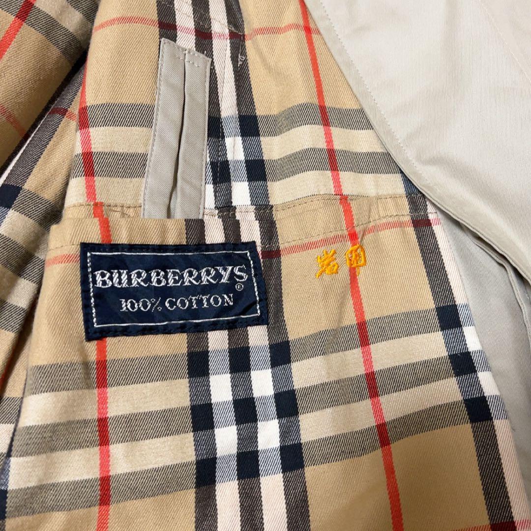 Burberrys バーバリー ノバチェック トレンチコート メンズ XLコート