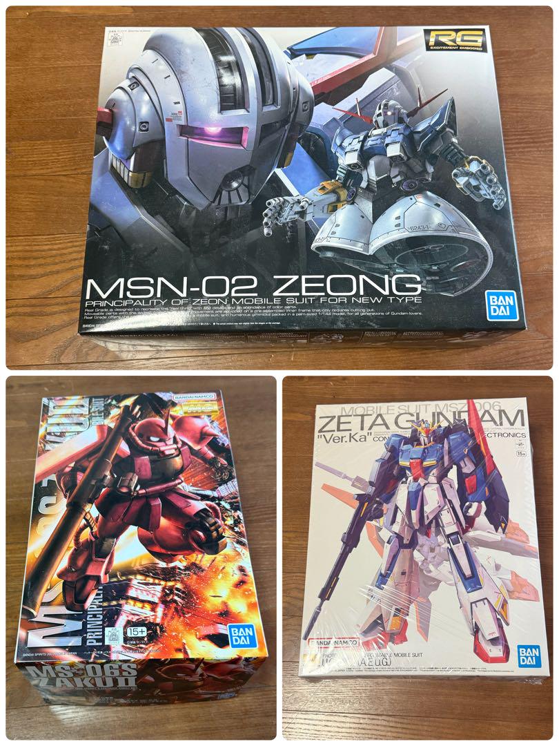 MSN-02 ZEONG&ZETA GUNDAM &MS-06S ZAKUⅡ