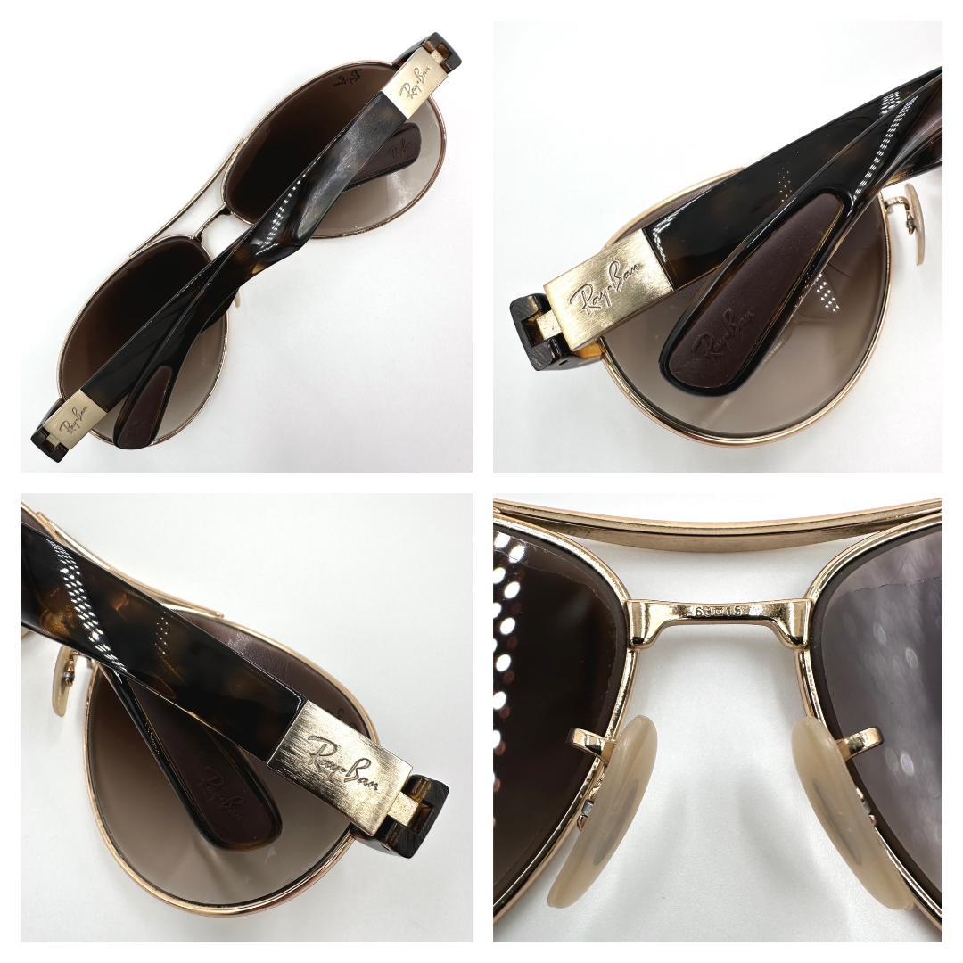 Ray-Ban レイバン サングラス 度なし RB3509 砂打ち ケース付き
