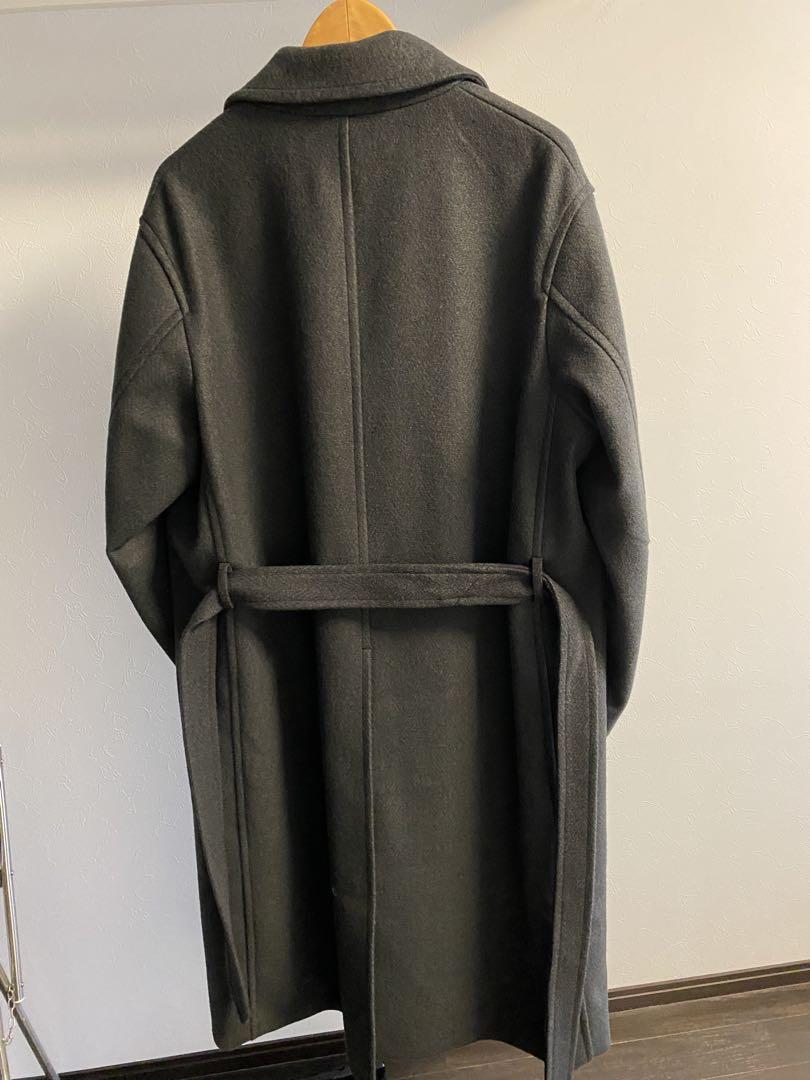 【未使用】SMOOTH HERRINGBONE MAXI OVER COAT