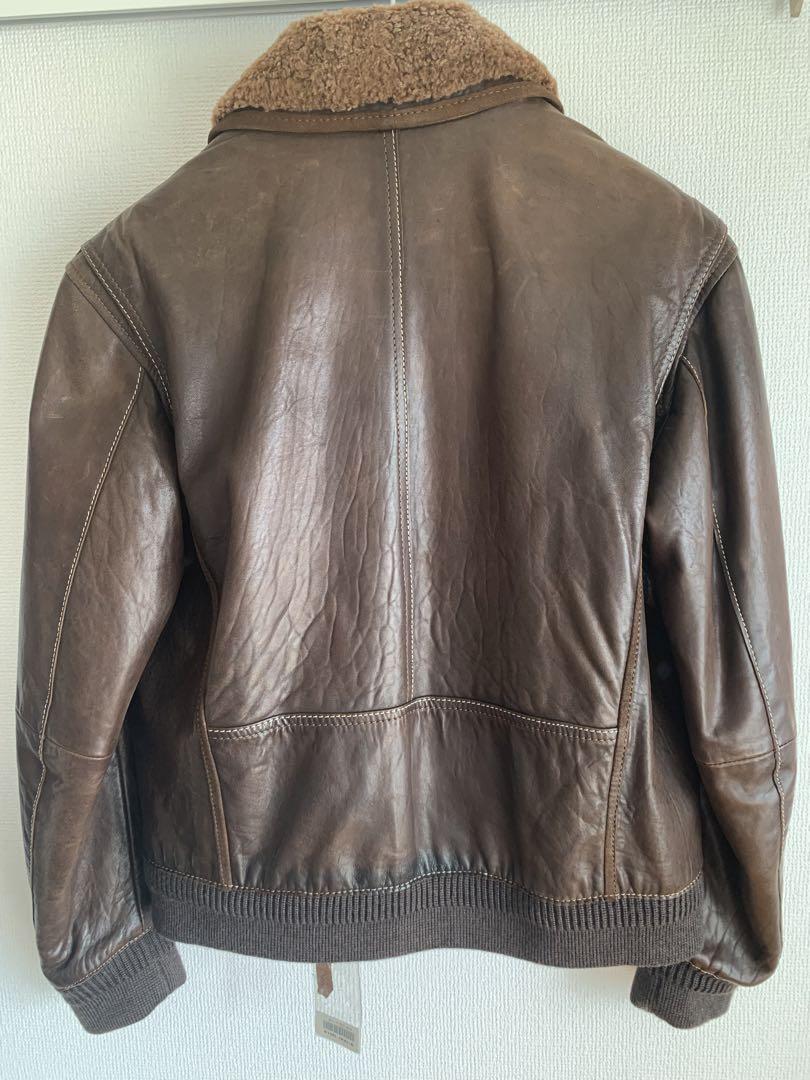 ⭐️⭐️本革ジャンパー Genuine Leather.