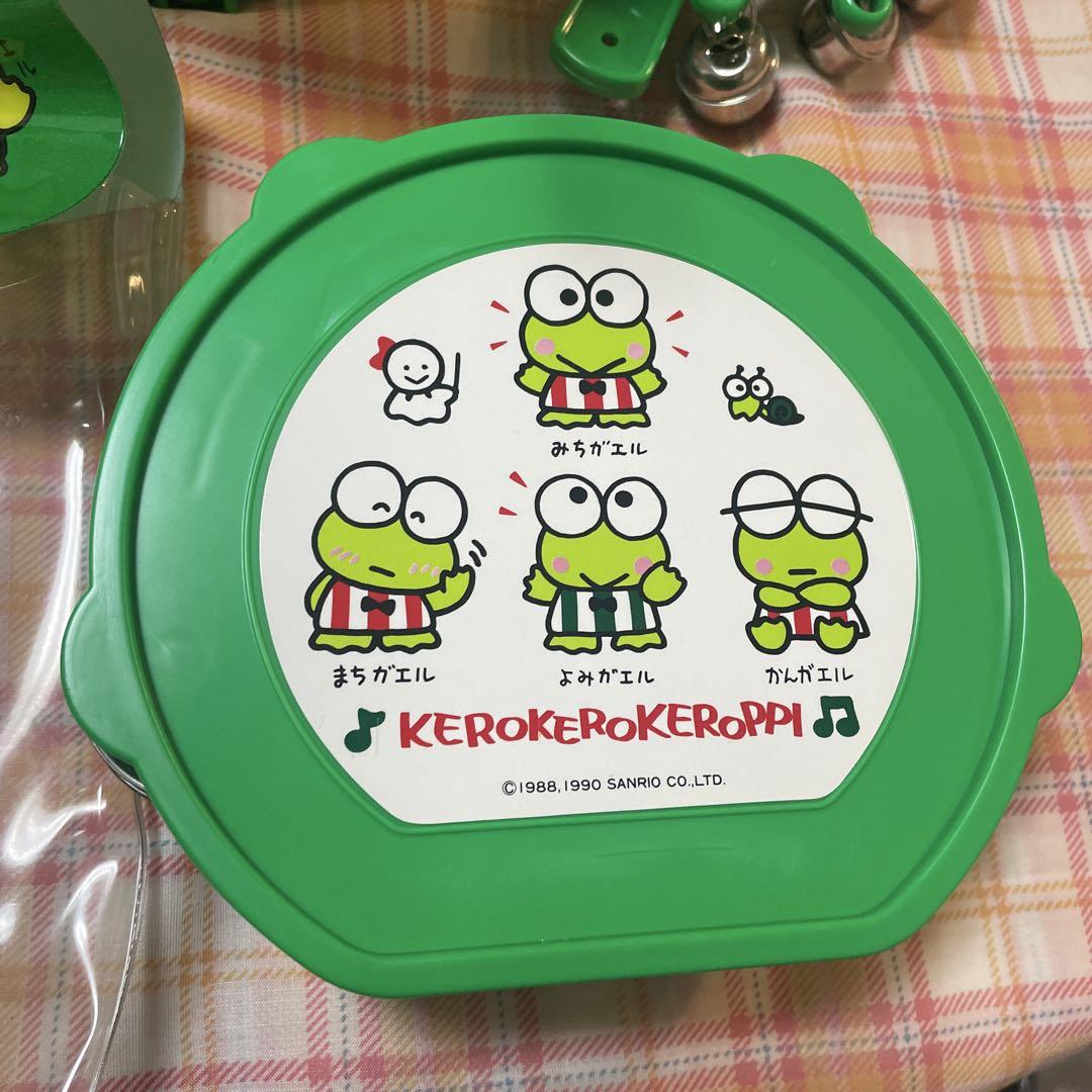 けろけろけろっぴ　楽器セット　太鼓　タンバリン　当時物　ランチボックス　貯金箱