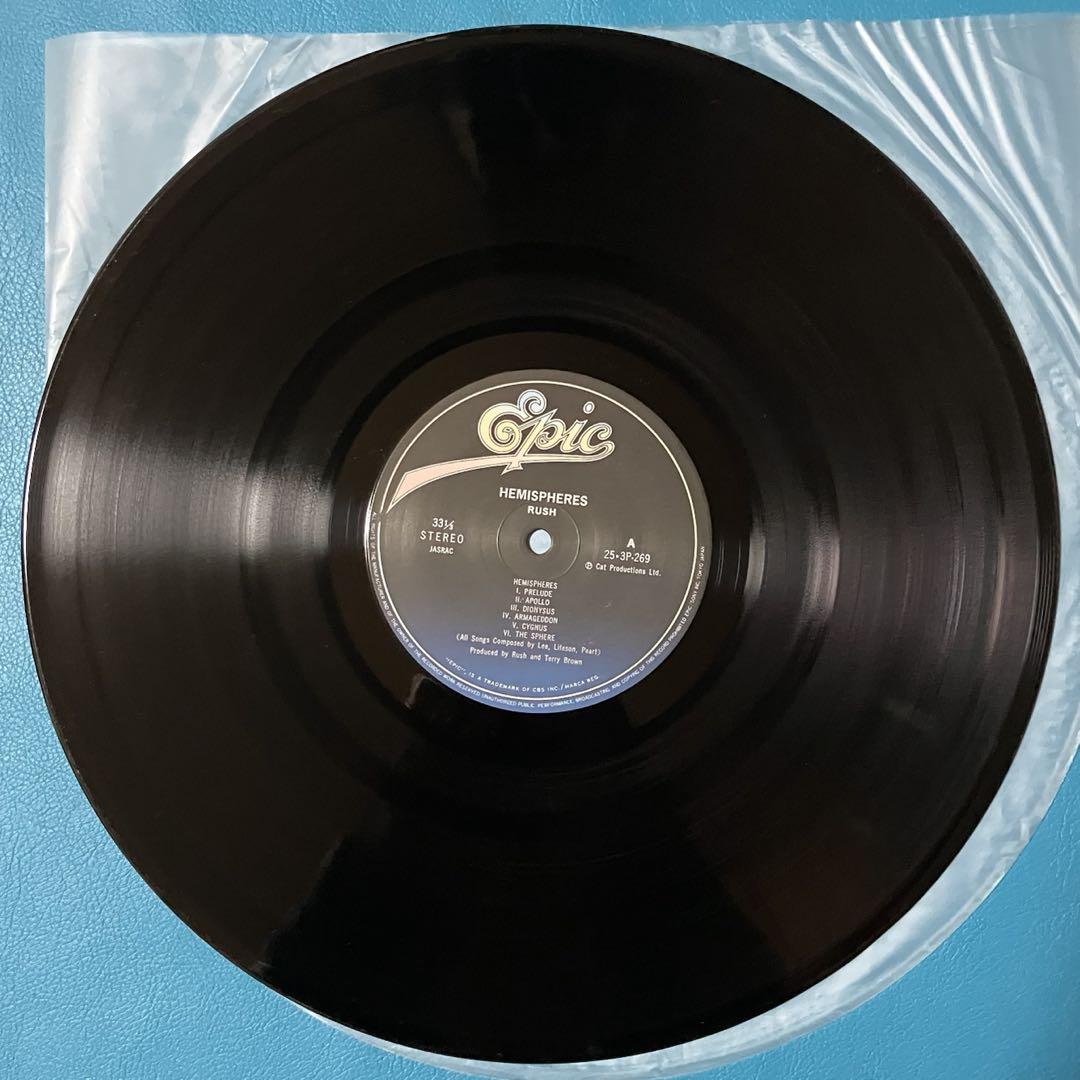 帯【レコード】 RUSH / ラッシュ Hemispheres / 神々の戦い