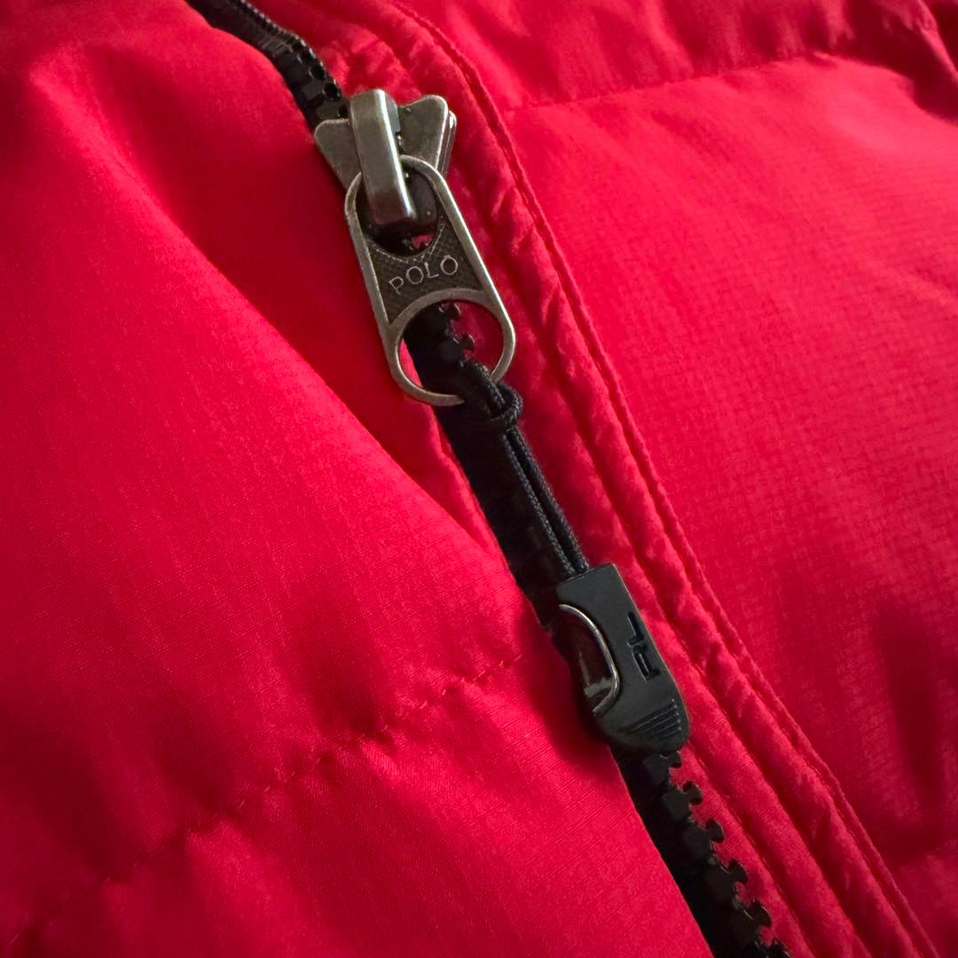 【極美品】ポロラルフローレン ダウンジャケット ビッグポニー メンズ レッド L 【極美品】ポロラルフローレン ダウンジャケット ビッグポニー メンズ レッド L