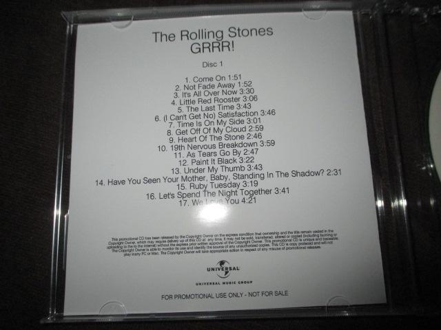 rolling stones grrr set (RARE!!5枚送料込!!)