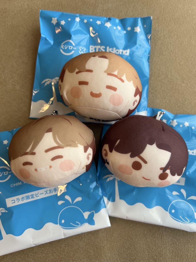 スシロー BTS インザソム ビーズお手玉 テテ ジミン グク スシロー×BTS インザソム ビーズお手玉 ジミン テテ グク3点