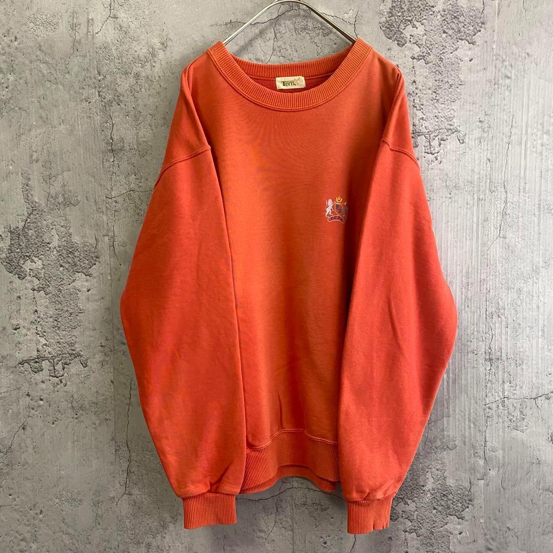 90’s Tern 古着 アメリカ輸入 スウェット 刺繍ロゴ ワンポイント L