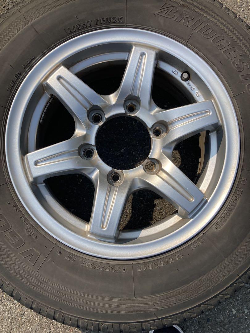 【早い者勝ち】ハイエース 195/80R15 LT ホイールセット 4本