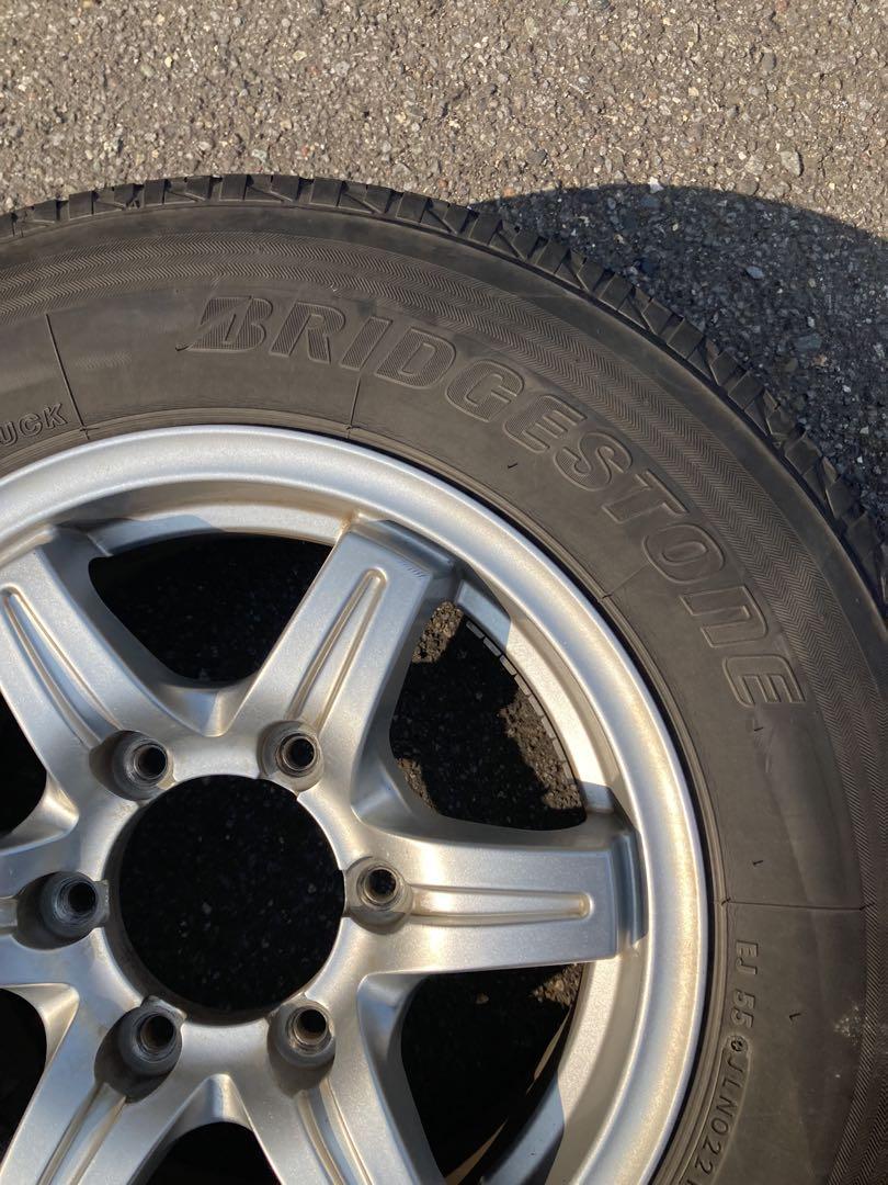【早い者勝ち】ハイエース 195/80R15 LT ホイールセット 4本