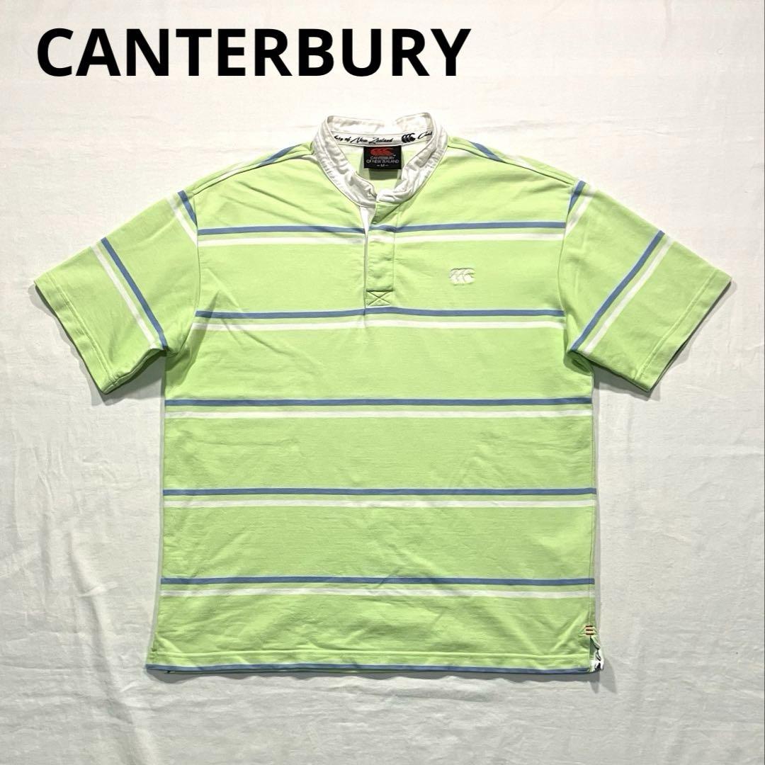 CANTERBURY カンタベリー 半袖ラガーシャツ ノーカラータイプ