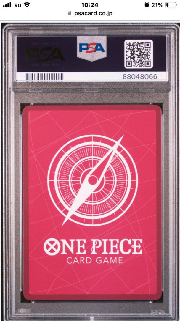 【PSA10】双璧 ワンピースカード ヤマト、ウタ、レイジュ リーダーパラレル 画像6