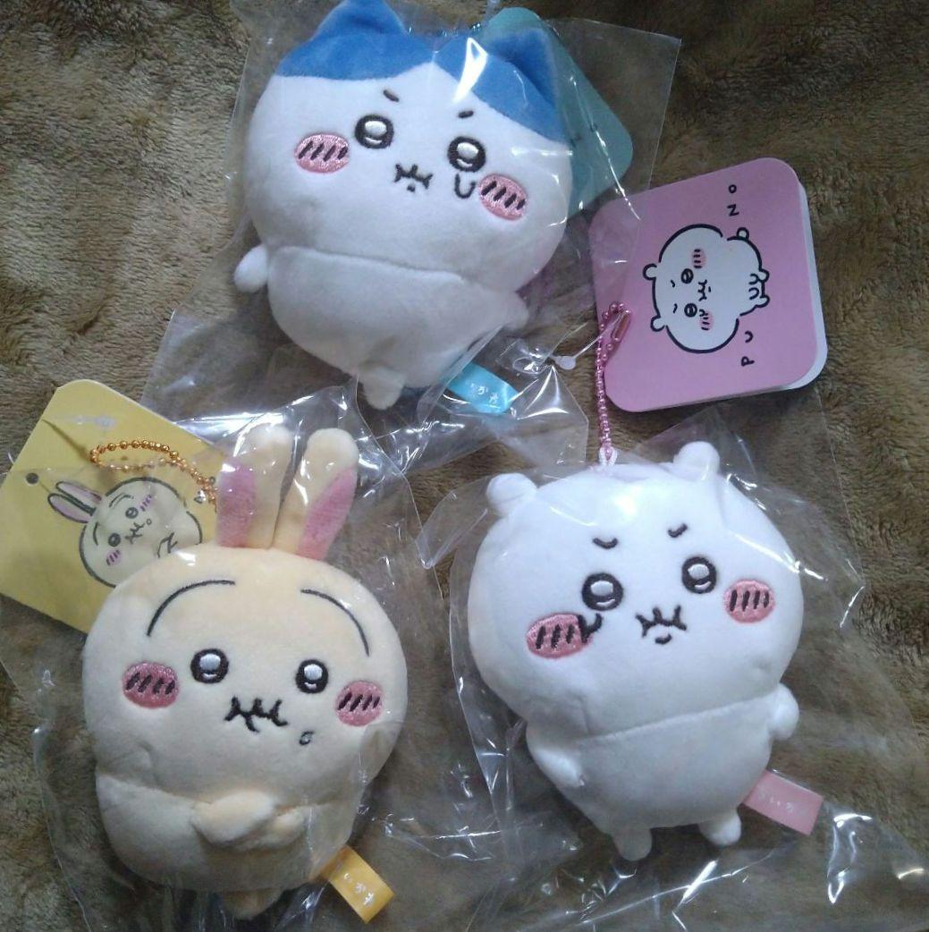 ちいかわ PUN。マスコット（ちいかわ&ハチワレ&うさぎ）未開封タグ付