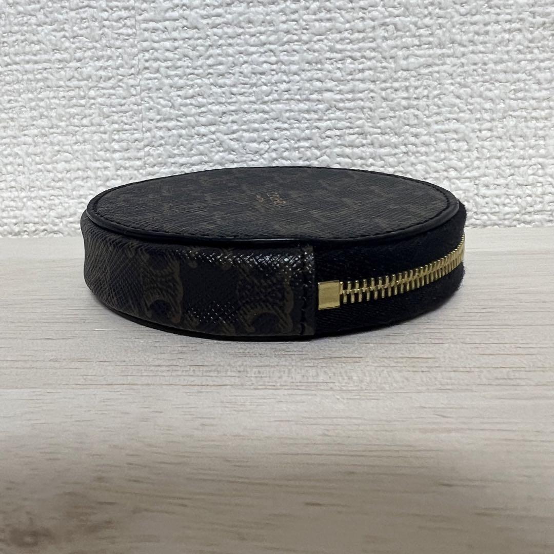 【CELINE】コインパース / トリオンフキャンバス CELINE】トリオンフキャンバス フック付き コインケース (CELINE