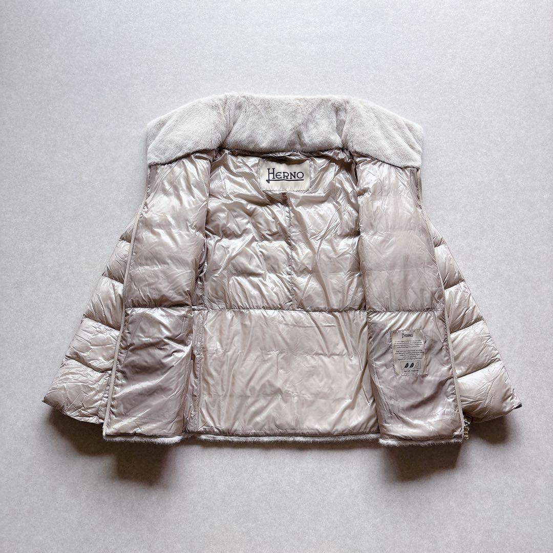 Herno ベージュ ファー付きショートコート⭐︎お出掛けに アプトマガジン | セレクトショップ・アプトのブログマガジン