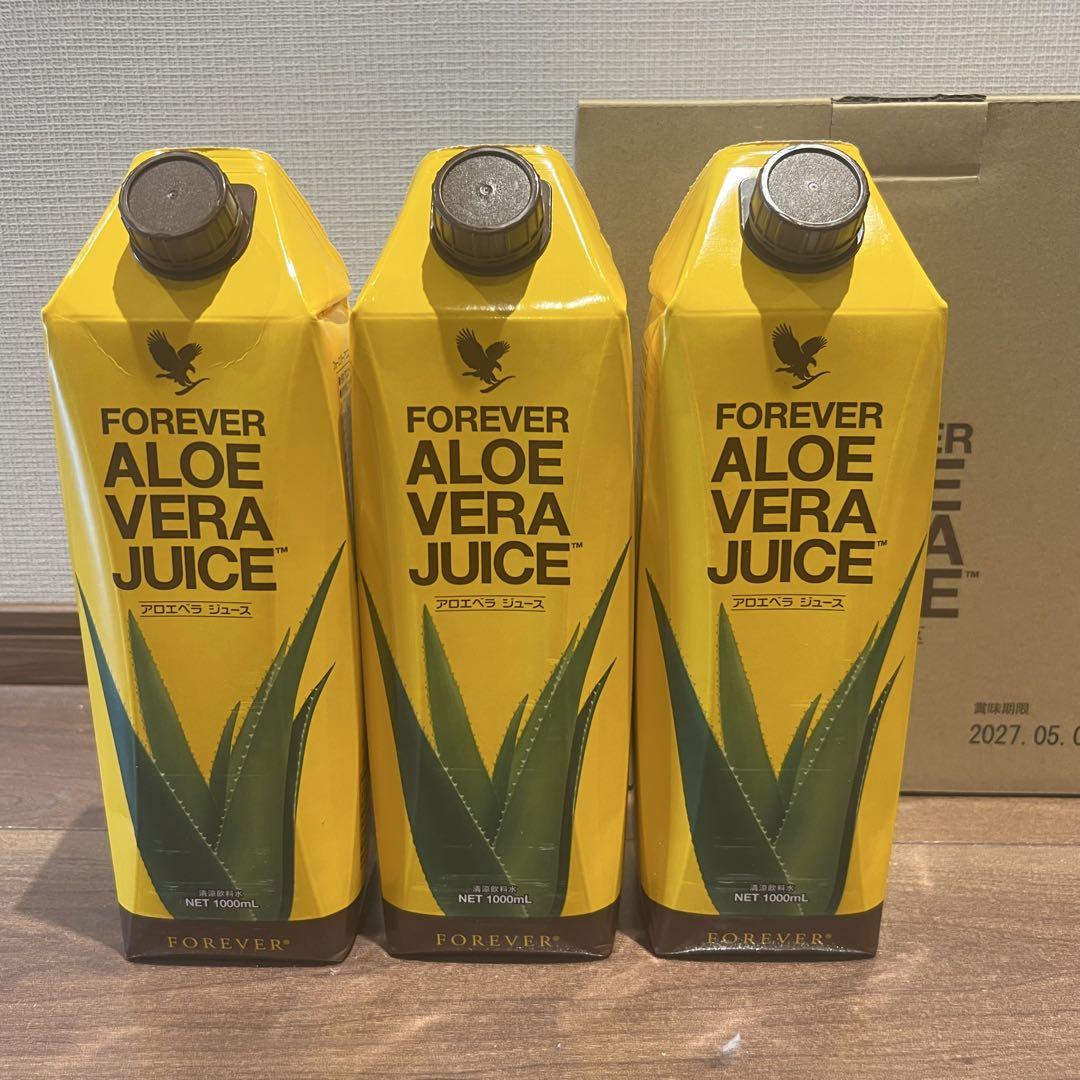 FOREVER アロエベラジュース 1000ml 3本　フォーエバー