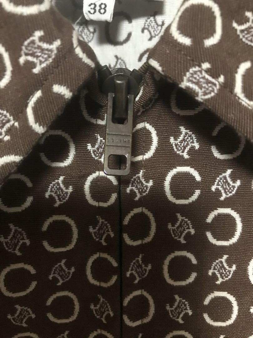 セリーヌ CELINE ジップブルゾン トリオンフ 総柄 画像3