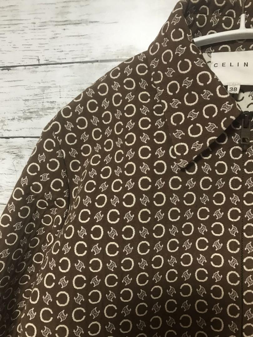 セリーヌ CELINE ジップブルゾン トリオンフ 総柄 画像4