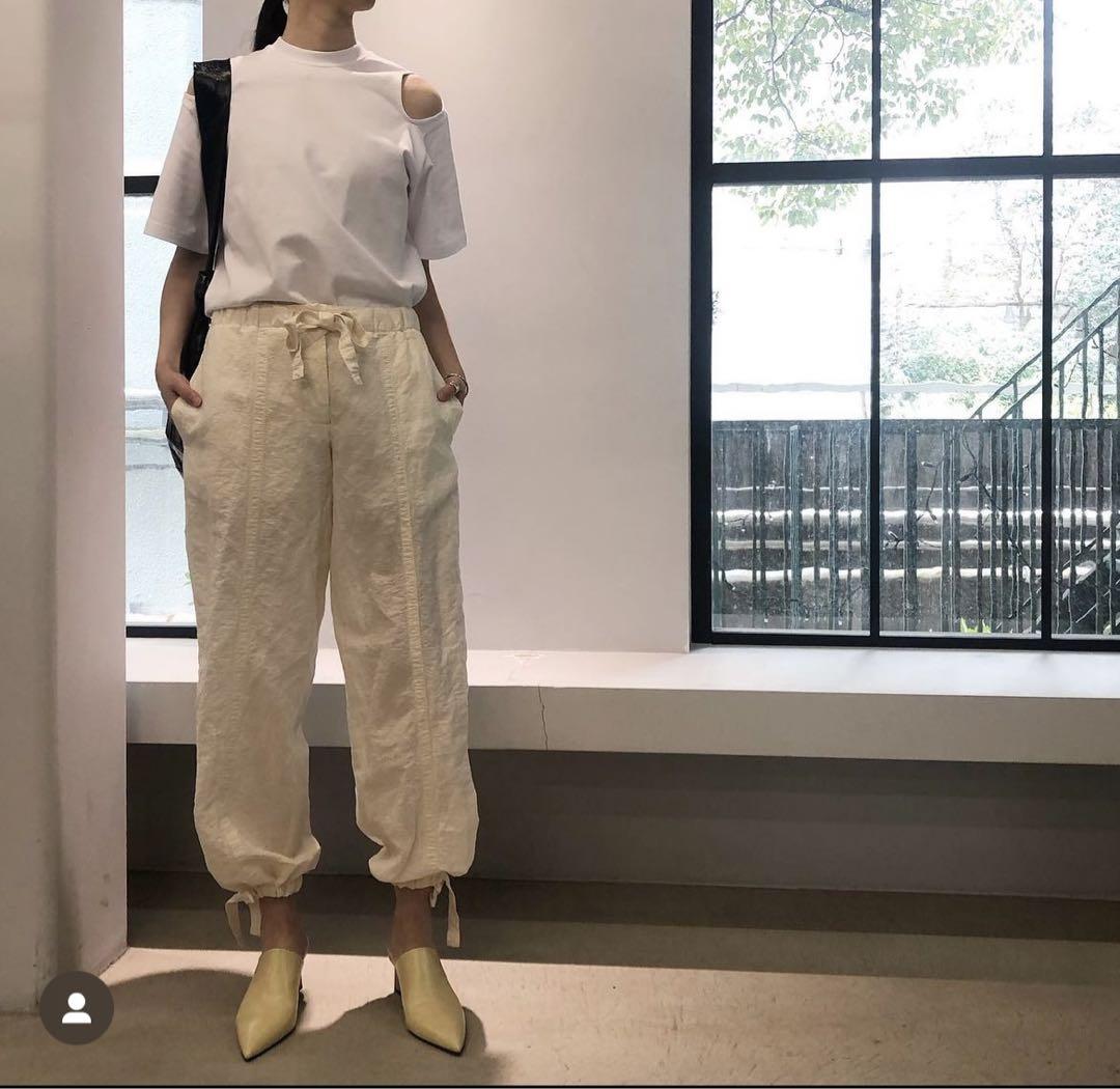 jilsander パンプス クリームイエロー